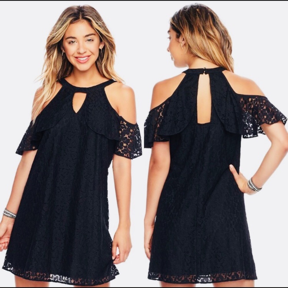 Brand new w/o tags, cold shoulder dress by Candies